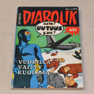 Diabolik 01 - 1975 Vuorilla väijyy kuolema